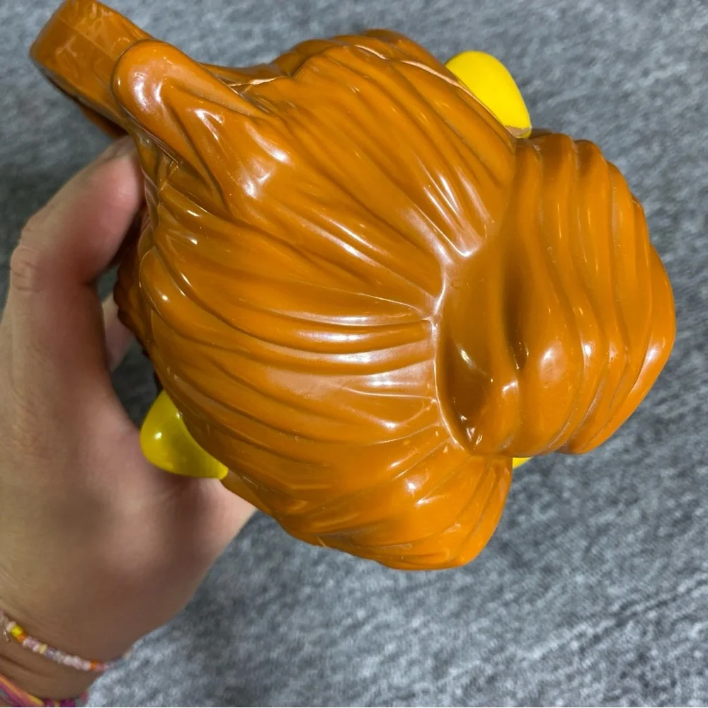 Disney Lion King Disney on Ice Souvenir Flip Top Mug Cup Simba Mufasa Vintage - Picture 6 of 12